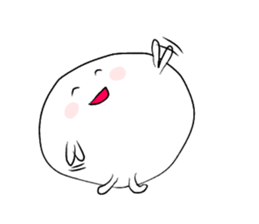 Healing mochiko(no words) sticker #12645863