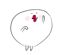 Healing mochiko(no words) sticker #12645864