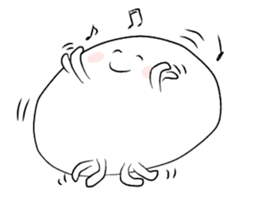 Healing mochiko(no words) sticker #12645866