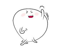 Healing mochiko(no words) sticker #12645869