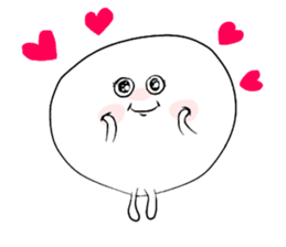 Healing mochiko(no words) sticker #12645871