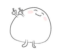 Healing mochiko(no words) sticker #12645875