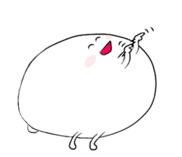 Healing mochiko(no words) sticker #12645877