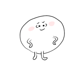 Healing mochiko(no words) sticker #12645881