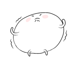 Healing mochiko(no words) sticker #12645882