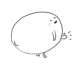 Healing mochiko(no words) sticker #12645884