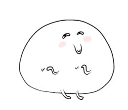 Healing mochiko(no words) sticker #12645885