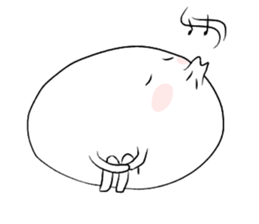 Healing mochiko(no words) sticker #12645888