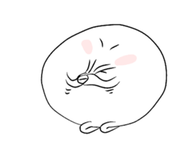 Healing mochiko(no words) sticker #12645889