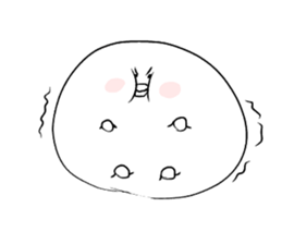 Healing mochiko(no words) sticker #12645891