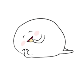 Healing mochiko(no words) sticker #12645894