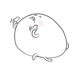 Healing mochiko(no words) sticker #12645895