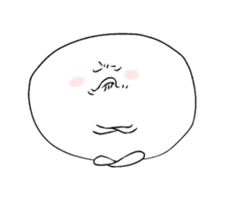 Healing mochiko(no words) sticker #12645897