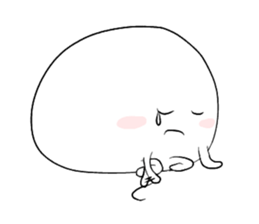 Healing mochiko(no words) sticker #12645898