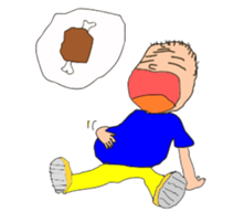 Shaved head ver2 sticker #12645905