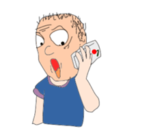 Shaved head ver2 sticker #12645916