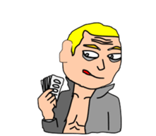 Shaved head ver2 sticker #12645939