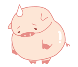 My Cute Lovely Pig, Fifth story sticker #12646057