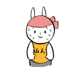 Ginjiroh goes mountain climbing. sticker #12646159