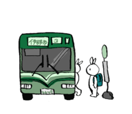 Ginjiroh goes mountain climbing. sticker #12646177