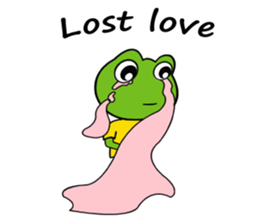Mischievous Green Frog sticker #12646210