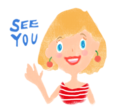 The daily stickers for ladies sticker #12646952