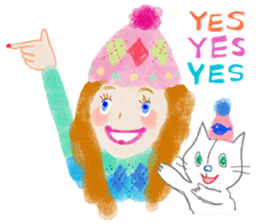 The daily stickers for ladies sticker #12646956