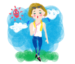 The daily stickers for ladies sticker #12646960