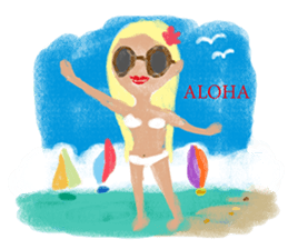 The daily stickers for ladies sticker #12646966