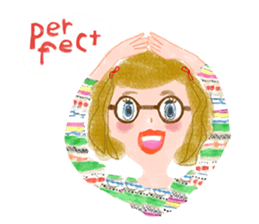 The daily stickers for ladies sticker #12646970