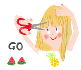 The daily stickers for ladies sticker #12646977