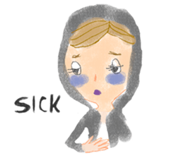 The daily stickers for ladies sticker #12646987