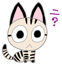 Salami cat sticker #12647509