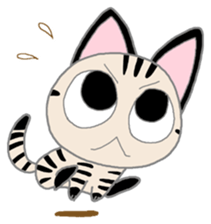 Salami cat sticker #12647510