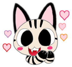 Salami cat sticker #12647513