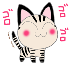 Salami cat sticker #12647520