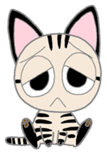 Salami cat sticker #12647526