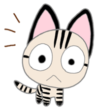 Salami cat sticker #12647527