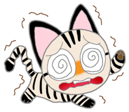 Salami cat sticker #12647529