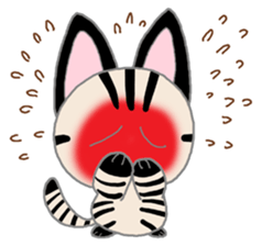 Salami cat sticker #12647532