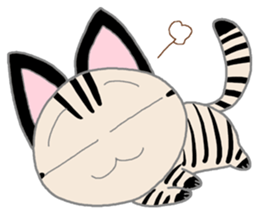 Salami cat sticker #12647535