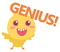 Stupid Duck, yet Cute sticker #12647985