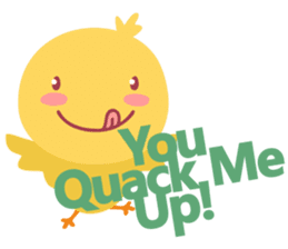 Stupid Duck, yet Cute sticker #12647997