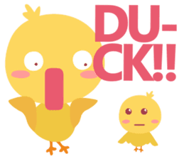 Stupid Duck, yet Cute sticker #12648004