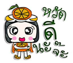 Hello my name is Orange man.^^ sticker #12648046