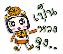 Hello my name is Orange man.^^ sticker #12648047