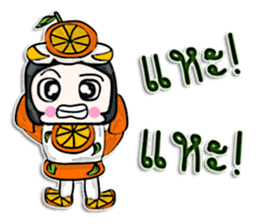 Hello my name is Orange man.^^ sticker #12648052