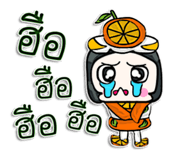 Hello my name is Orange man.^^ sticker #12648062