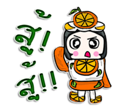 Hello my name is Orange man.^^ sticker #12648064