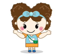Cute and Beautiful Little Girl sticker #12648232